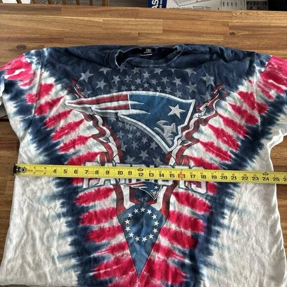 Vintage New England Patriots Tie-Dye T-Shirt Men’s 2XL XXL NFL Football Y2K - Picture 4 of 16